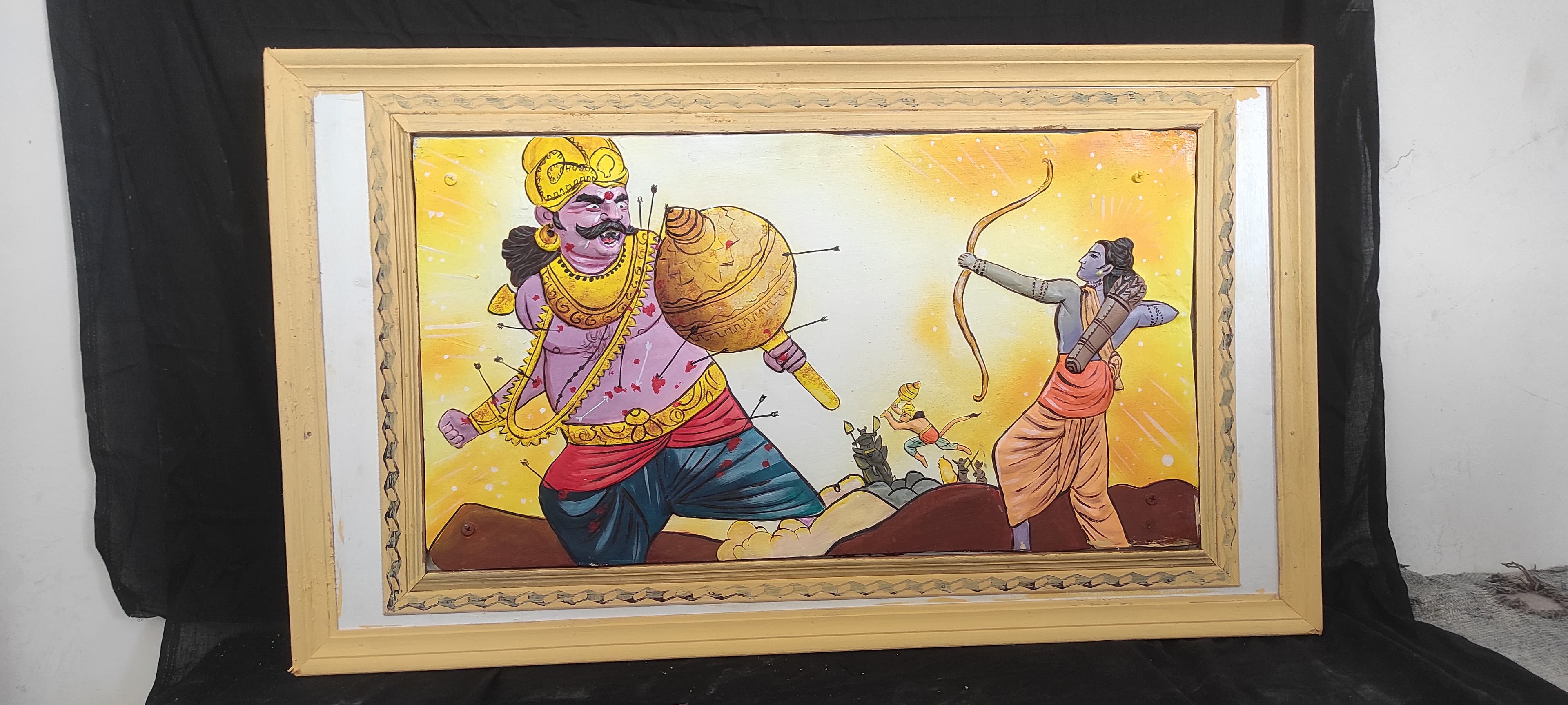 The Battle Between Lord Rama and Kumbhakarna